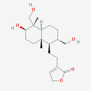 molecular formula C20H32O5 B146822 14-Deoxy-17-hydroxyandrographolide CAS No. 869384-82-7