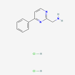 (4-Phenyl-2-pyrimidinyl)methanamine dihydrochloride
