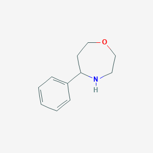 molecular formula C11H15NO B1468226 5-Phenyl-1,4-oxazepane CAS No. 933705-70-5