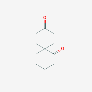 molecular formula C11H16O2 B14682327 Spiro[5.5]undecane-1,9-dione CAS No. 32257-52-6