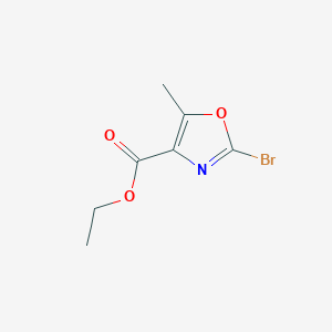 molecular formula C7H8BrNO3 B1468251 Ethyl 2-bromo-5-methyl-oxazole-4-carboxylate CAS No. 1187582-59-7