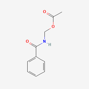 molecular formula C10H11NO3 B14682574 Benzamide, N-[(acetyloxy)methyl]- CAS No. 28482-69-1