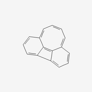 molecular formula C16H10 B14682592 Cycloocta[def]biphenylene CAS No. 36230-20-3