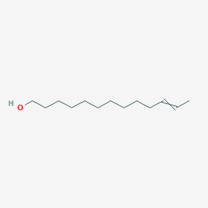 molecular formula C13H26O B14682827 11-Tridecen-1-ol, (Z)- CAS No. 34010-24-7