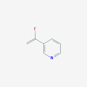 molecular formula C7H6FN B1468287 3-(1-Fluorovinyl)pyridine CAS No. 1331912-54-9