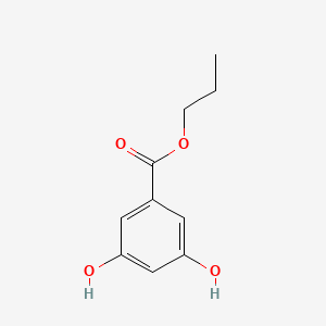 molecular formula C10H12O4 B14683245 Propyl 3,5-dihydroxybenzoate CAS No. 37622-58-5