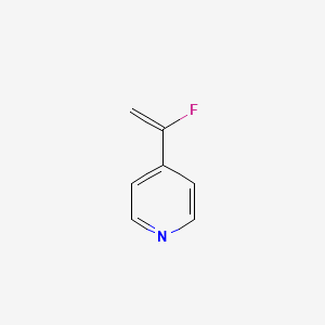 molecular formula C7H6FN B1468329 4-(1-Fluorovinyl)pyridine CAS No. 1331912-45-8