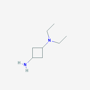 molecular formula C8H18N2 B1468330 N1,N1-Diethyl-1,3-cyclobutanediamine CAS No. 1230100-97-6