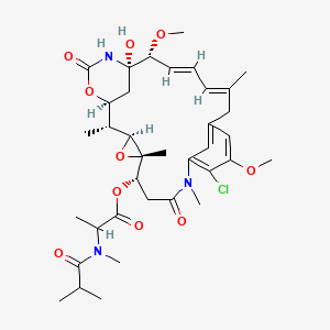 molecular formula C36H50ClN3O10 B14683323 Maytanbutine CAS No. 38997-10-3