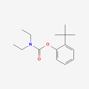 molecular formula C15H23NO2 B14683376 Phenol, o-tert-butyl-, diethylcarbamate CAS No. 28460-08-4