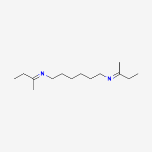 molecular formula C14H28N2 B14683381 N,N'-Bis(1-methylpropylidene)-1,6-hexanediamine CAS No. 36888-36-5