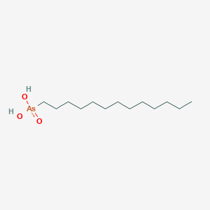 molecular formula C13H29AsO3 B14683462 Tridecylarsonic acid CAS No. 36333-48-9