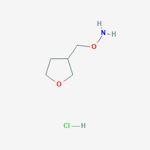 O-(oxolan-3-ylmethyl)hydroxylamine hydrochloride