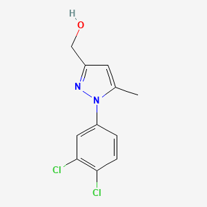 [1-(3,4-Dichlorophenyl)-5-methyl-1H-pyrazol-3-yl]-methanol