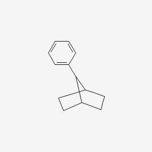 molecular formula C13H16 B14683574 7-Phenylbicyclo[2.2.1]heptane CAS No. 24892-78-2