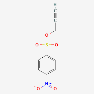 molecular formula C9H7NO5S B14683626 Prop-2-yn-1-yl 4-nitrobenzene-1-sulfonate CAS No. 34646-10-1