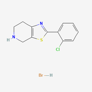 2-(2-chlorophenyl)-4H,5H,6H,7H-[1,3]thiazolo[5,4-c]pyridine hydrobromide