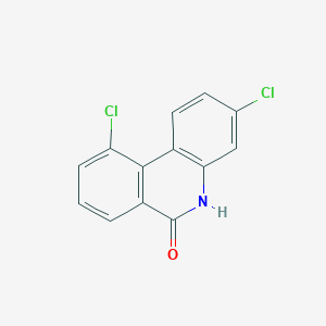 molecular formula C13H7Cl2NO B14683642 3,10-dichloro-5H-phenanthridin-6-one CAS No. 27353-62-4
