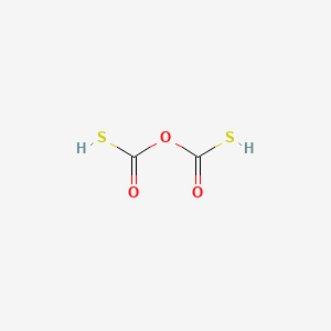 molecular formula C2H2O3S2 B14683692 Dithiodicarbonic acid CAS No. 33305-36-1