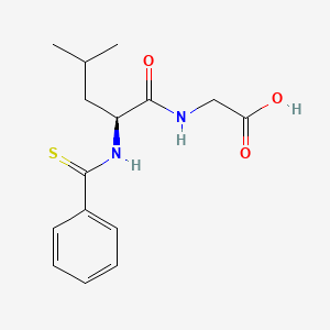 molecular formula C15H20N2O3S B14683696 N-(Benzenecarbothioyl)-L-leucylglycine CAS No. 33184-87-1