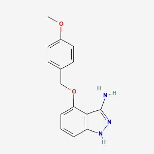 4-[(4-Methoxybenzyl)oxy]-1h-indazol-3-amine