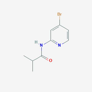 molecular formula C9H11BrN2O B1468376 N-(4-bromopyridin-2-yl)-2-methylpropanamide CAS No. 1285530-32-6