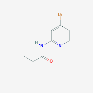 N-(4-bromopyridin-2-yl)-2-methylpropanamide
