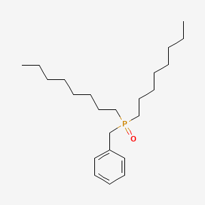molecular formula C23H41OP B14683762 Benzyl(dioctyl)oxo-lambda~5~-phosphane CAS No. 35794-29-7