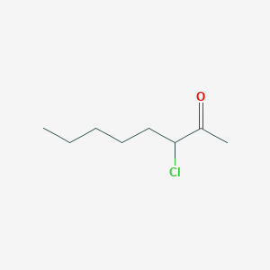 molecular formula C8H15ClO B14683779 2-Octanone, 3-chloro- CAS No. 24251-77-2