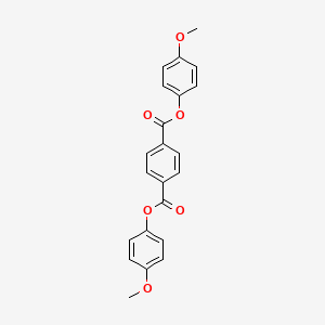 molecular formula C22H18O6 B14683842 Bis(4-methoxyphenyl) benzene-1,4-dicarboxylate CAS No. 24707-00-4