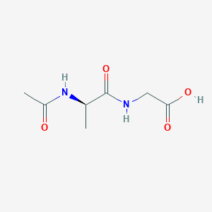 molecular formula C7H12N2O4 B14683843 N-Acetyl-D-alanylglycine CAS No. 34385-72-3
