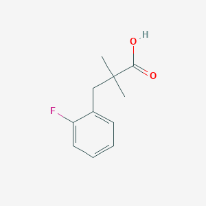 3-(2-Fluorophenyl)-2,2-dimethylpropanoic acid