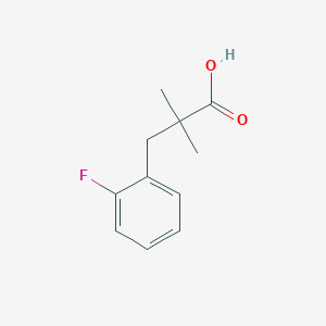 B1468391 3-(2-Fluorophenyl)-2,2-dimethylpropanoic acid CAS No. 1226161-12-1
