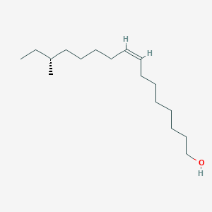 molecular formula C17H34O B14683919 (R)-(-)-(Z)-14-Methyl-8-hexadecen-1-ol CAS No. 30689-78-2