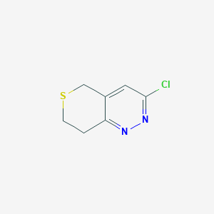 3-chloro-5H,7H,8H-thiopyrano[4,3-c]pyridazine