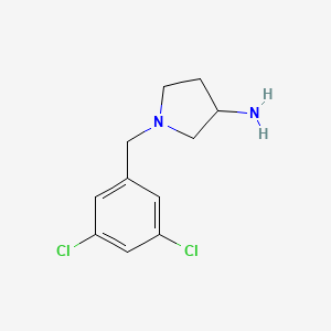 1-(3,5-Dichlorobenzyl)pyrrolidin-3-amine