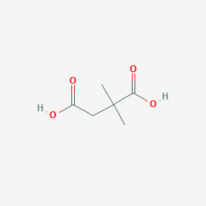 molecular formula C6H10O4 B146840 2,2-Dimethylsuccinic acid CAS No. 597-43-3