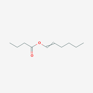 molecular formula C10H18O2 B14684080 Hex-1-EN-1-YL butanoate CAS No. 26912-31-2