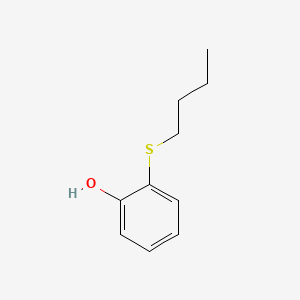 molecular formula C10H14OS B14684088 Phenol, 2-(butylthio)- CAS No. 24362-87-6