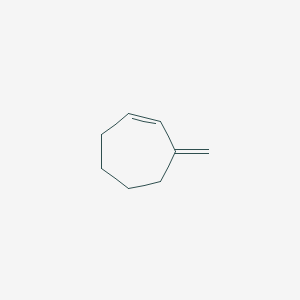 molecular formula C8H12 B14684114 3-Methylenecycloheptene CAS No. 34564-56-2