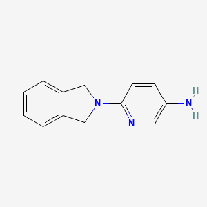6-(2,3-dihydro-1H-isoindol-2-yl)pyridin-3-amine