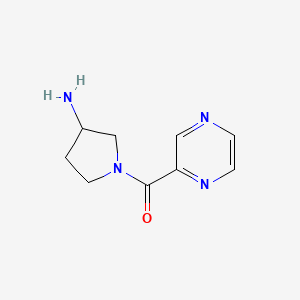 1-(Pyrazine-2-carbonyl)pyrrolidin-3-amine