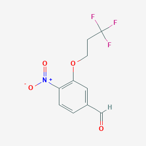 4-Nitro-3-(3,3,3-trifluoropropoxy)benzaldehyde