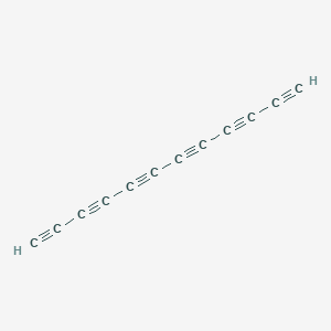 molecular formula C12H2 B14684295 1,3,5,7,9,11-Dodecahexayne CAS No. 32597-33-4
