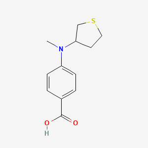 4-[Methyl(thiolan-3-yl)amino]benzoic acid