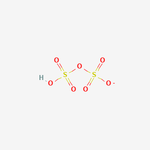 molecular formula HO7S2- B14684331 Hydrogen disulfate CAS No. 33669-58-8