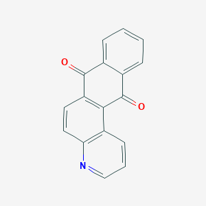 molecular formula C17H9NO2 B14684355 Naphtho[2,3-f]quinoline-7,12-dione CAS No. 30763-34-9