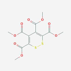 molecular formula C12H12O8S2 B14684428 Tetramethyl 1,2-dithiine-3,4,5,6-tetracarboxylate CAS No. 36638-36-5