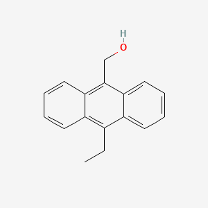 molecular formula C17H16O B14684434 9-Anthracenemethanol, 10-ethyl- CAS No. 29852-41-3