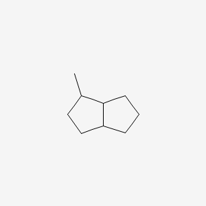 molecular formula C9H16 B14684463 Octahydro-1-methylpentalene CAS No. 32273-77-1